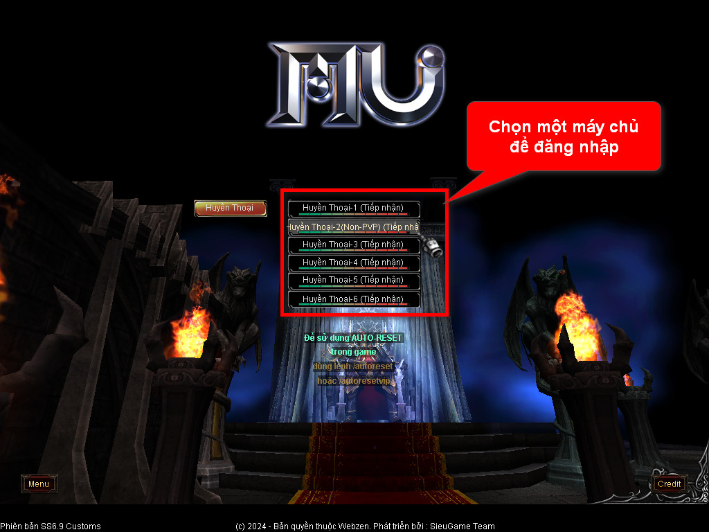Chức năng chính của Game MU Thiên Binh