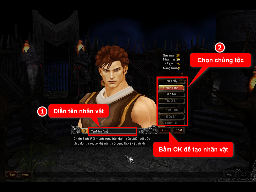 Chức năng chính của Game MU Thiên Binh